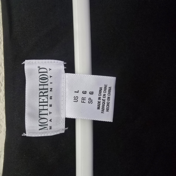 Motherhood Maternity Dress – L, Belted Damask Print - Picture 4 of 6